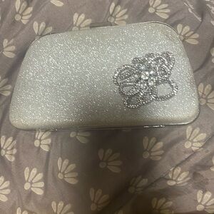Silver hand bag